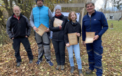 Erfolgreich durchgeführte Pfeilprüfung